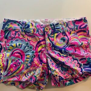 Lilly Pulitzer Colorful Patterned High Waist Shorts